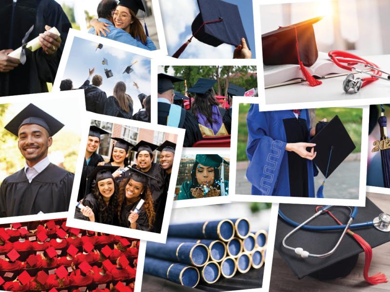 Medical student graduation collage